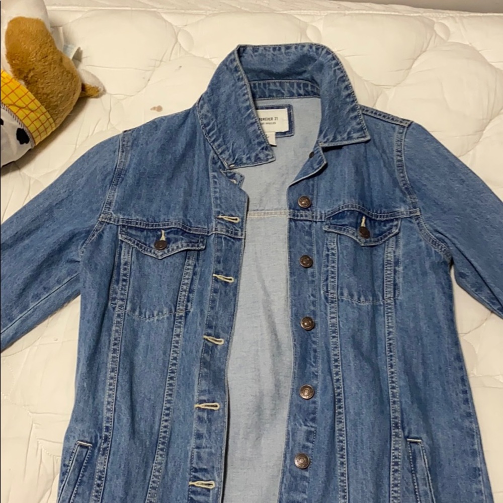 Oversized/ long jean jacket